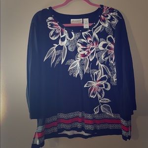 Alfred Dunner Black blouse